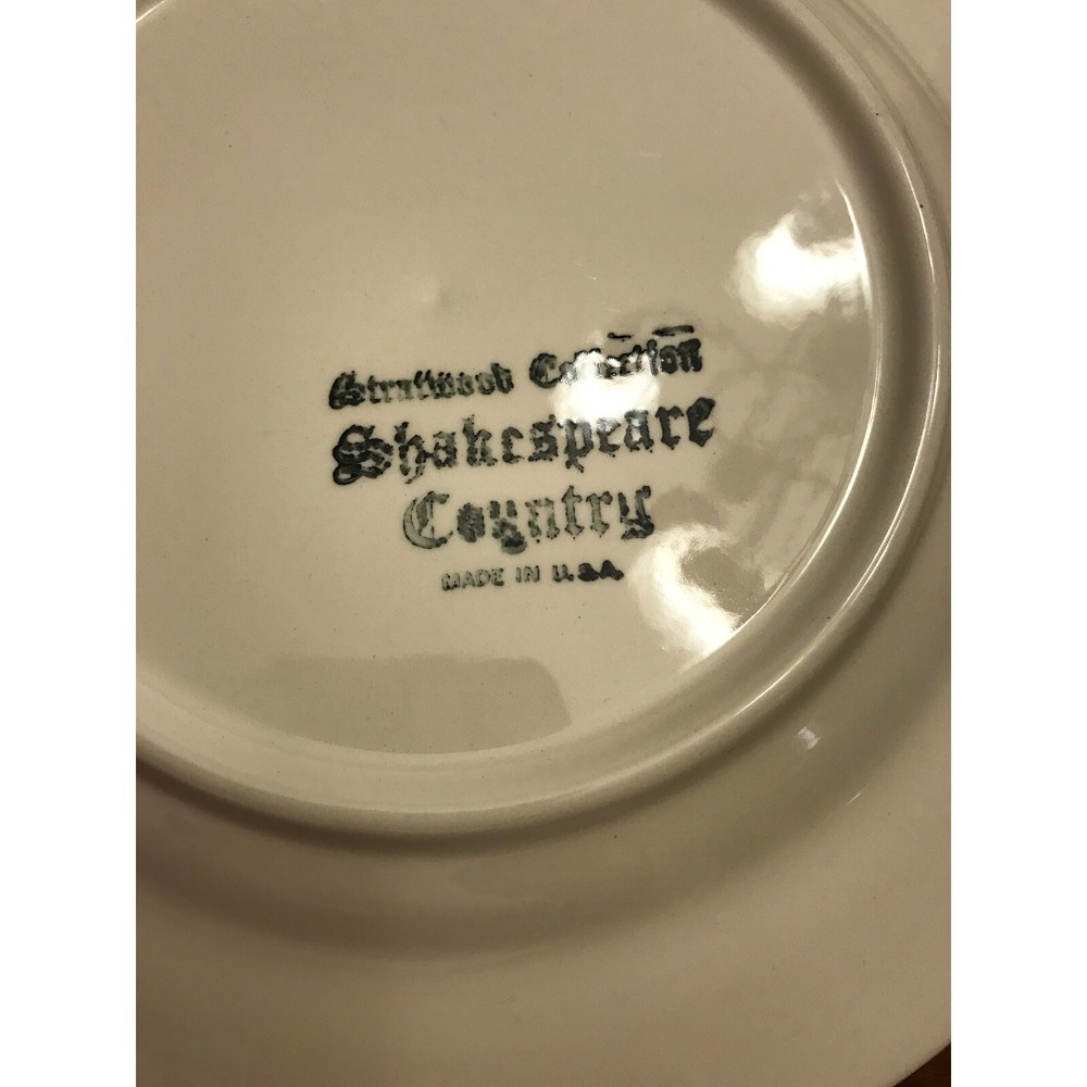 Homer laughlin‎ blue shakespeare country stratwood leaf dinner plate - Picture 4 of 5